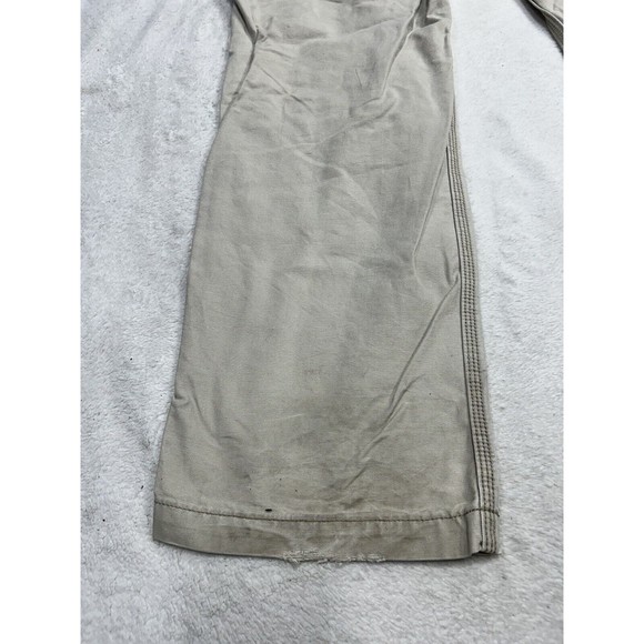 Carhartt Relaxed Fit Men's Size 38x33 Canvas Biege Tan Cargo Pants 100272-232 - Picture 12 of 12